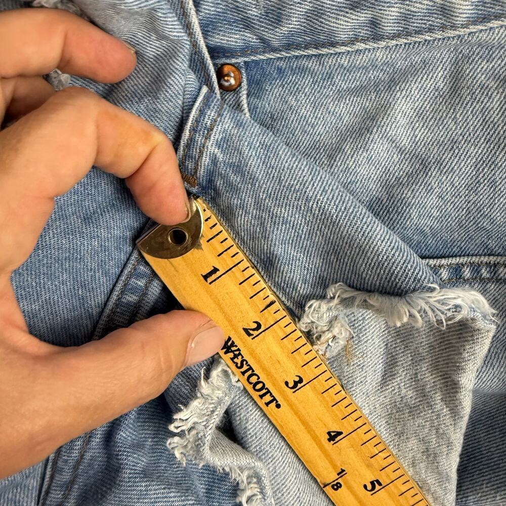 Madewell Relaxed Denim Shorts 33 Cutoff Jean Jorts Style AJ242 - Picture 11 of 14